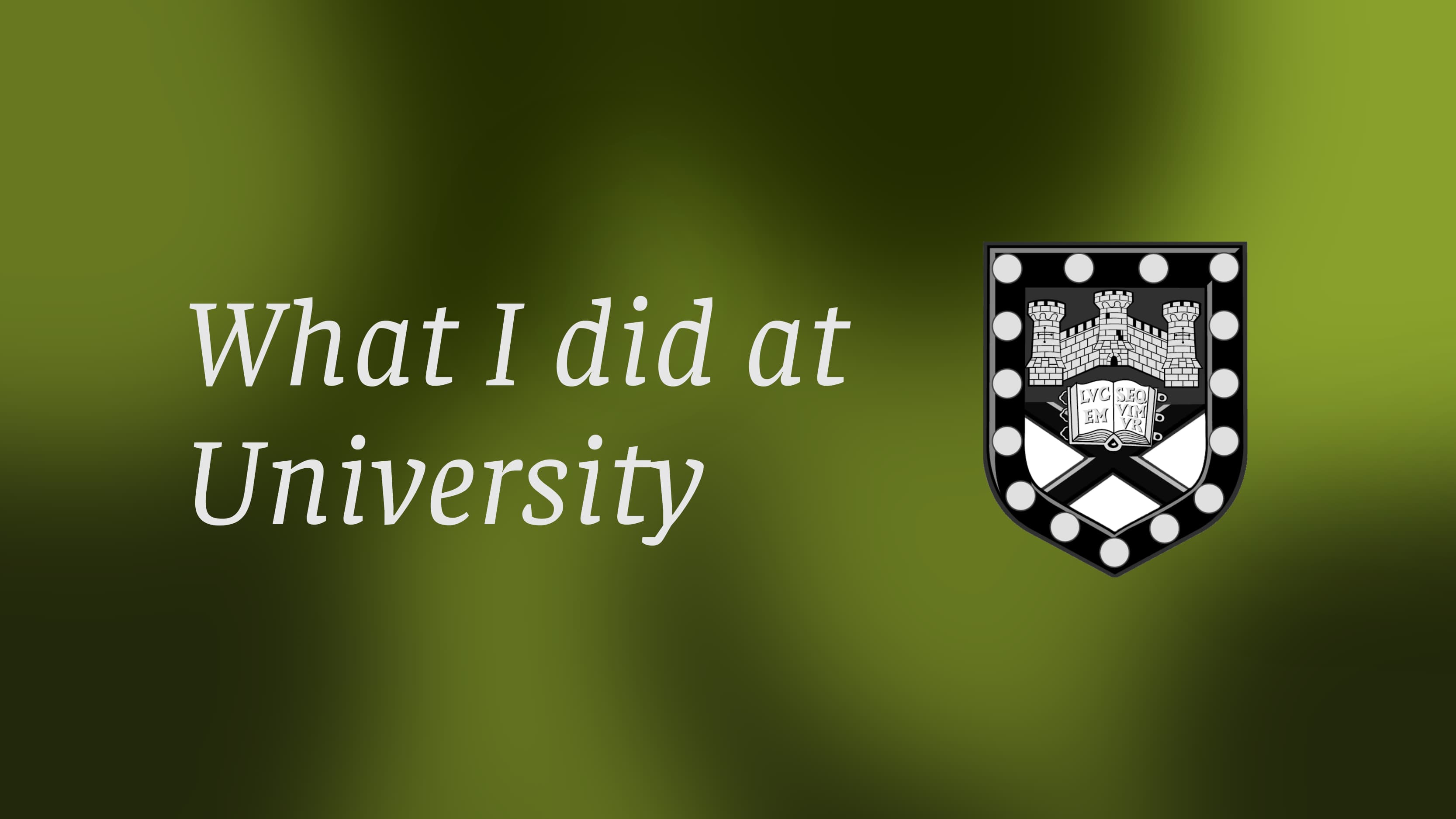 University Projects screenshot